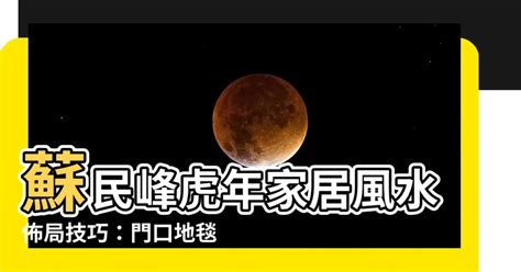 2023年門口地毯顏色蘇民峰|蘇民峯地毯風水秘笈